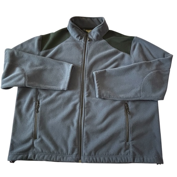 Eddie Bauer Wild Pro Fleece Jacket Men’s XXL Navy Blue Full Zip Heavyweight - Picture 4 of 14